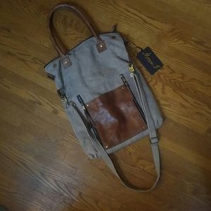 Mona B Fold-Over Convertible bag